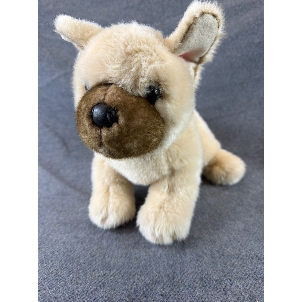 Douglas French Bulldog Plush Cream Brown Realistic Cuddle Toy‎ 11"